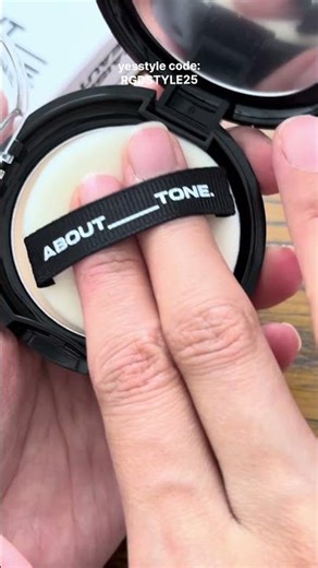 ريفيو بودرة مضغوطة من ABOUT_TONE Blur powder pact | Yesstyle ✨ #yesstyle