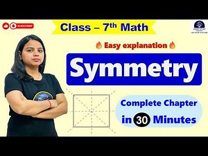 Symmetry Class 7 Maths | Line & Rotational Symmetry Explained | NCERT CBSE #trending #class7maths