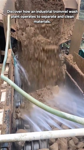 Industrial Trommel Wash Plant: Efficient Soil & Gravel Screening