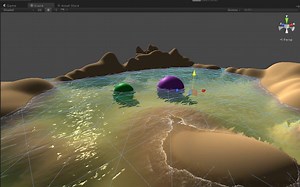 water unity PC端水面效果测试