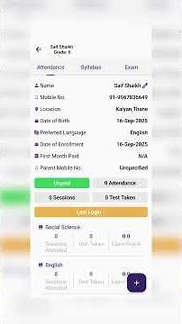 Teach App Tutorial Part 3: Syllabus, Class Setup, Reports, CRM & Exams- Aas Vidyalaya