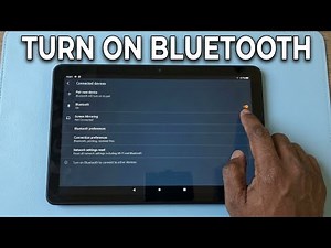 How to turn on Bluetooth on Amazon Fire Tablet