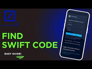 How To Find Swift Code Of Deutsche Bank - Belgium !
