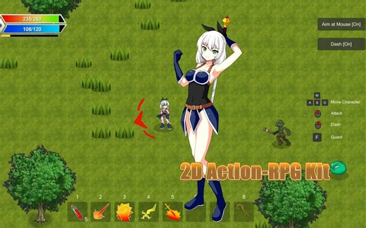 【Unity RPG插件】2D Action-RPG Kit-轻松创建2D动作RPG游戏