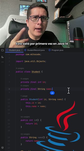 54K views · 2.1K reactions | ¡Hey coder!  ‍♂️. Si quieres conocer más características de los records‍‍. Te invitamos a participar del taller de Java 8 hasta Java 21  Inicio: 24 de Febrero  https://mitocode.com/curso/evolucionjava/ . #mitocode #programador #programacion #tecnologia #java #records | MitoCode | Facebook