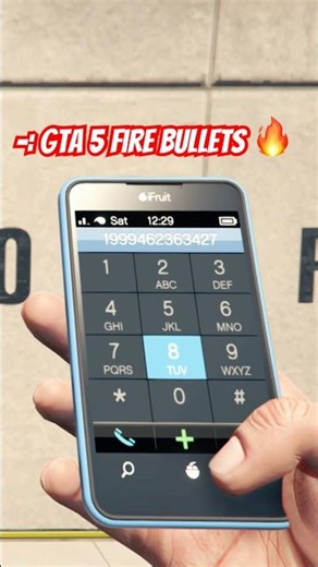 GTA 5 : Fire Bullets Cheat Code #shorts ￼