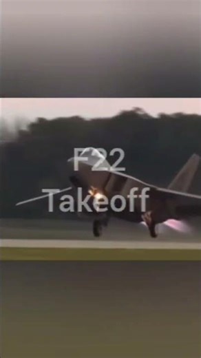 F22 Takeoff #aviation #fighter #planes #viral