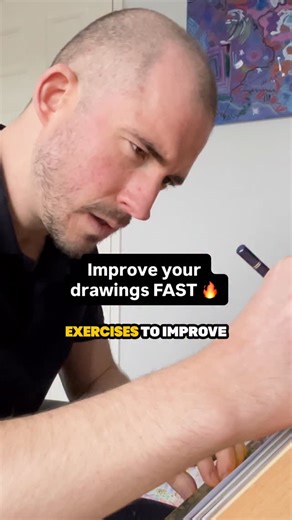 Haydn Symons on Instagram: "How to Easily Improve Your Line Quality 💪 Want to improve your drawing skills fast? In this video, you’ll learn how to draw cleaner, smoother lines using simple drawing tips that will improve your line quality and make your sketches look more professional. - Place two dots, ghost the line just above the page, then connect them in one smooth stroke. - Practise confident circles with your arm. Follow through and commit to the shape. - Draw tapered straight lines. Vary 