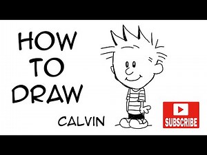 how to draw Calvin