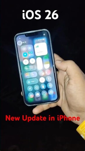 iPhone 13 iOS 26 update new icons 🔥🤩 #iphone #update #newupdate #shorts #arjunavvlogs