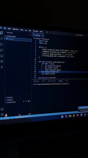 CMD Lyrics Using Python Tutorial