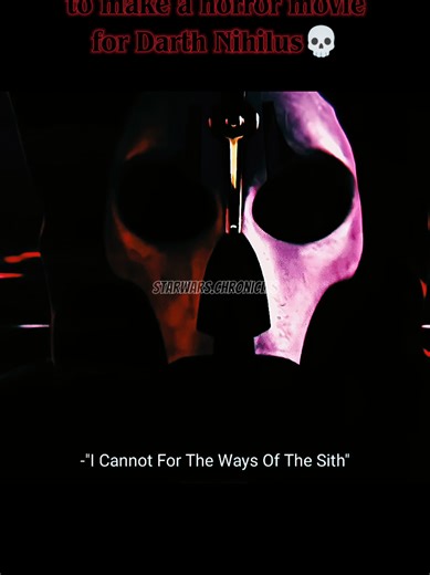 Star Wars: Horror Movie Featuring Darth Nihilus