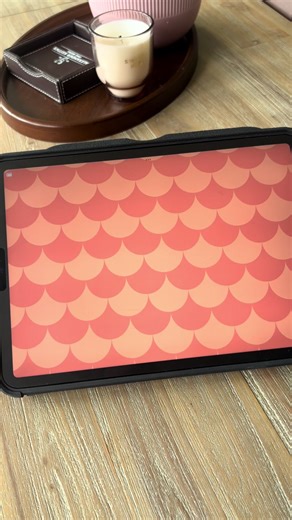 Just a simple scallop pattern … nothing else to see here 😂👙or am I the only one who thought that?🫣 This one is super easy so let me know if you want a full tutorial! #procreateforbeginners #procreatetips #digitaldrawing #illustration #digitalart