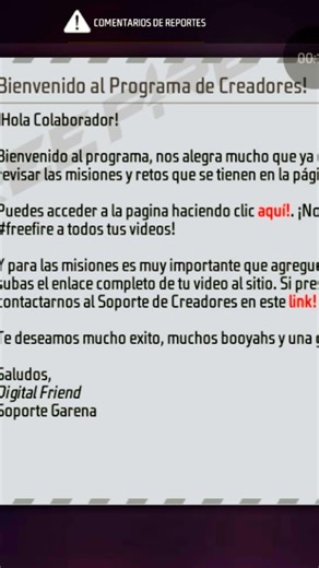 Me aceptaron en el programa de mini influencer #freefire #garenafreefire