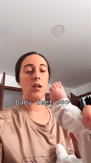 Amy Yoder on Instagram: "Something so yummy about chunky baby feet for moms 💙 #baby #babyfeet #smallfeet #babyboy #funnyreel #lovehim #sosweet"
