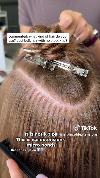 We use high-quality russian hair — some of the finest, most natural-looking hair extensions out there. And yes, we use bulk hair, which means there’s no need for pre-tipped extensions like k-tips. This method is super gentle and lightweight, so your natural hair stays healthy underneath.💖 Check out the best hair we use here ➡️ [www.gfusionhumanhair.com](http://www.gfusionhumanhair.com) #FineHairSolutions #LuxuryHairExtensions #RussianHairExtensions #MicroBondExtensions #NoDamageHair #ManhattanH