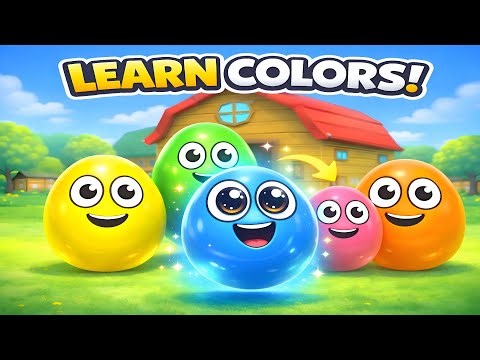 Learning Colors | Colorful Eggs on the Farm | Nursery Rhymes & Kids Songs