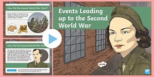 KS2 Events Leading up to the Second World War Timeline Activity PowerPoint