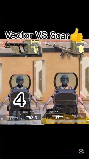 Vector VS Scar👍 Damage #pubg #pubgmobile #shorts