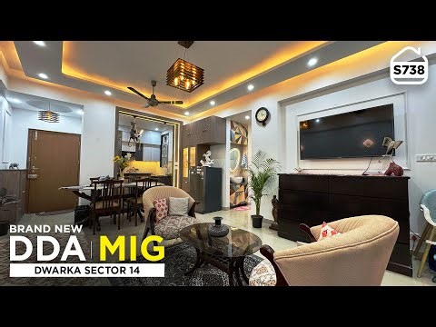 150 गज का Brand New 2 BHK DDA Society Flat for sale in Dwarka Sector 14 | BRS SHOW S738
