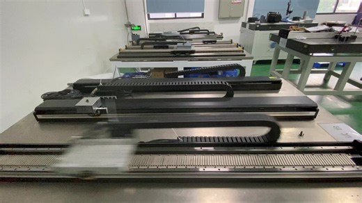 high speed presision electro magnetic linear motor actuator. Maximum speed: 5 m/s,Repeat positioning accuracy: ±1 μm. #HighSpeedLinearMotor #PrecisionActuator #ElectromagneticDrive #MicronLevelAccuracy #industrialautomationtech
