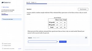A survey asked a random sample students if they estimated they ... | Filo