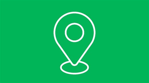Icon, Map, Position. Free Stock Video