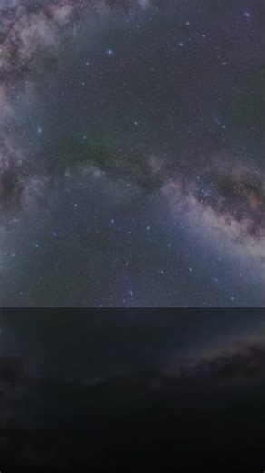 HEALING SLEEP • Milky Way Galaxy Lake | ASMR #sleepmusic #meditationmusic #shorts #nightsky