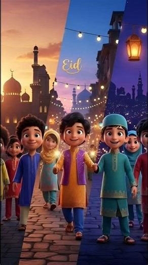 🌙 Eid Har Jagah Mukhtalif… Magar Ehsaas Aik ❤️ | Urdu Islamic Short for Kids