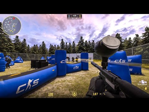 Paintball Game Mod is Back🔥🔥- CS2 PAINTBALL GAME MODE CUSTOM MAPS