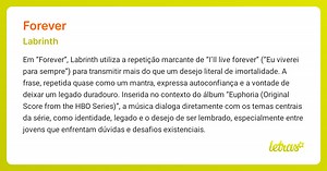 Significado da música FOREVER (Labrinth) - LETRAS.MUS.BR