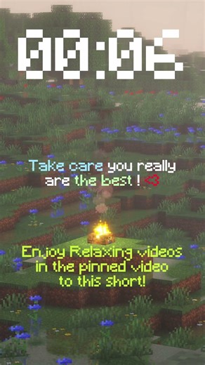 Meadow brainrot #minecraft #cozynights #minecraftambience