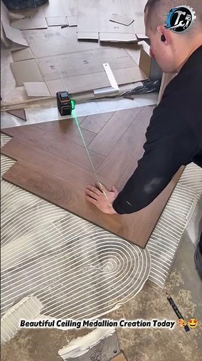 Perfect Herringbone Tile Installation Guide 🛠️✨ #TileInstallation #Flooring #DIY