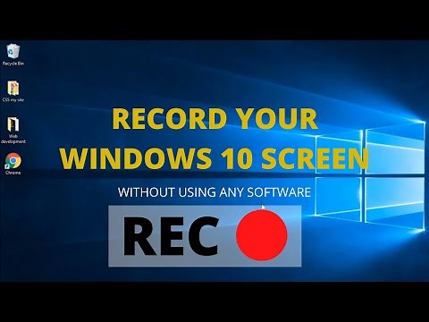 How To Screen Record in Windows 10 (Free Built in Screen Recorder)