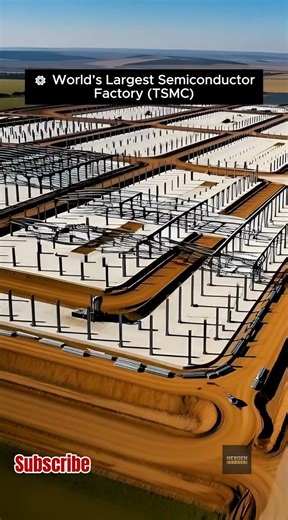 ⚙️ World’s Largest Semiconductor Factory (TSMC)