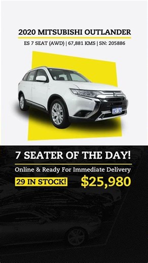 𝗩𝗘𝗥𝗦𝗔𝗧𝗜𝗟𝗘! 👍 - 2020 Mitsubishi Outlander ES 7 Seat (AWD) SUV