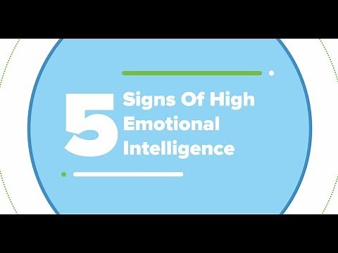 5 Signs Of High Emotional Intelligence