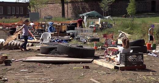 Junk playground for kids