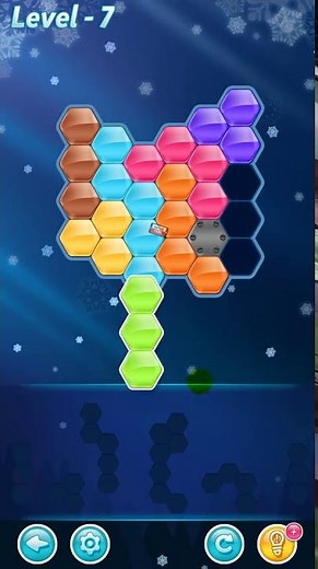 BLOCK! Hexa Puzzle! Skilled Level 7 (Rotate) - Lösung Solution Walkthrough