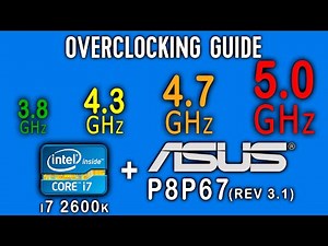 Overclocking Guide i7 2600k to 4.3, 4.7 and 5.0 GHz on ASUS P8P67
