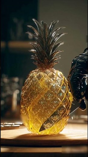 "AI-Powered Fruit Cutting | Robot Cuts Fresh Fruits in Seconds!"