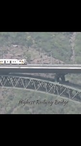 Railways conduct trial run on world's highest Chenab railway bridge in Reasi, Jammu (J&K) #HighestBridge #chenab #railways #jammu | Gaurav Gupta | Facebook