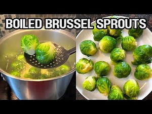 Boiled Brussels Sprouts: 🥦Ultimate 15-Min Recipe That Convert Haters! | Crisp, Flavorful & Healthy