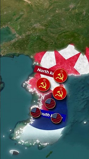 Why Korea Split Into Two Countries? #northkorea #southkorea #enimes