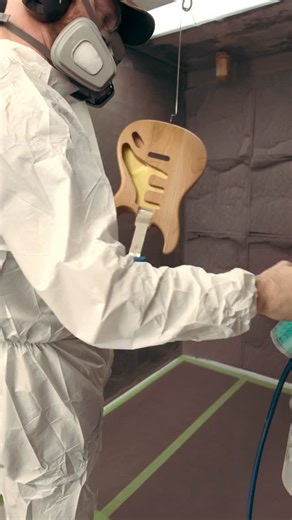 Watch us spray our newest limited edition Silver Sky color: Wild Blue! With only 1,000 pieces worldwide, you’ll want to get your hands on this gem 💎 | PRS Guitars