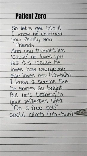 Patient Zero Lyrics - Taylor Swift
