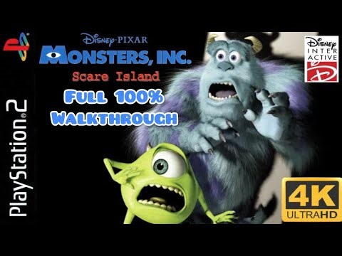Disney/Pixar's Monsters, Inc. Scare Island [PS2] Full 100% Walkthrough - 4K60ᶠᵖˢ UHD