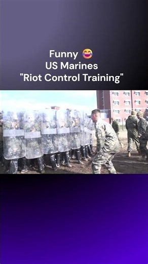 US Marines Riot Control Training | Funny Moments