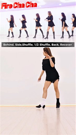 Learn to Cha-Cha: Master the Steps with Excitement! Fire Cha Cha line dance tutorial