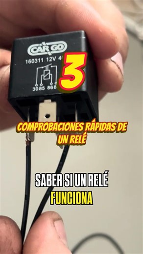 3 comprobaciones para saber si un RELÉ funciona